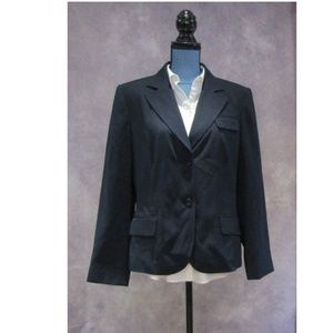East 5th Navy Blue Micro Dot Blazer Size 14